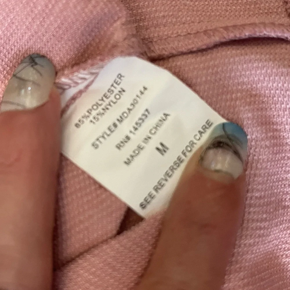 HESPERUS Blush Pink Corduroy Button Through Cord Pinafore Dress Medium - Picture 15 of 17